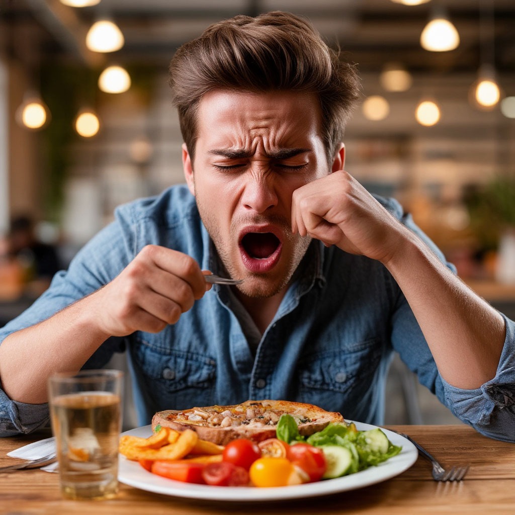 Visual representing how stress can influence everyday eating decisions