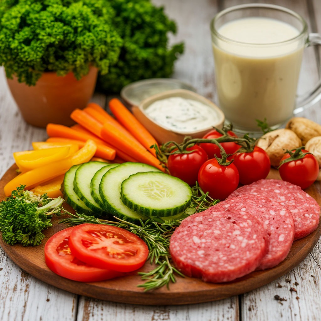 Editorial image representing weight wellness as overall patterns across the week, not single meals
